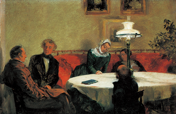  Adolpyh Von Menzel —— 晚间的聚会